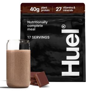 Huel Black Edition | Salted Caramel 40g Vegan Protein Powder | Nutritionally Complete Meal | 27 Vitamins and Minerals, Gluten Free | 17 Servings | Scoop not included to reduce plastic(Chocolate)