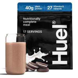 Huel Black Edition | Salted Caramel 40g Vegan Protein Powder | Nutritionally Complete Meal | 27 Vitamins and Minerals, Gluten Free | 17 Servings | Scoop not included to reduce plastic(Cookies and Cream)