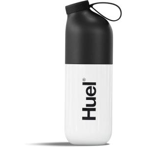 Huel Black Edition Shaker Bottle | BPA Free and Long-Lasting Tritan Body | Lockable Lid to Avoid Spills | Fill line guide for perfect Measurements | Dishwasher Friendly | 13.5oz