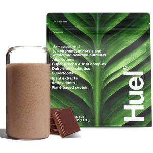 Huel Daily Superblend Chocolate Powder | 25g Plant Based Protein | Super Greens Powder | 87 Vitamins, Minerals, and Wholefood-Sourced Ingredients |19 Servings(Chocolate)