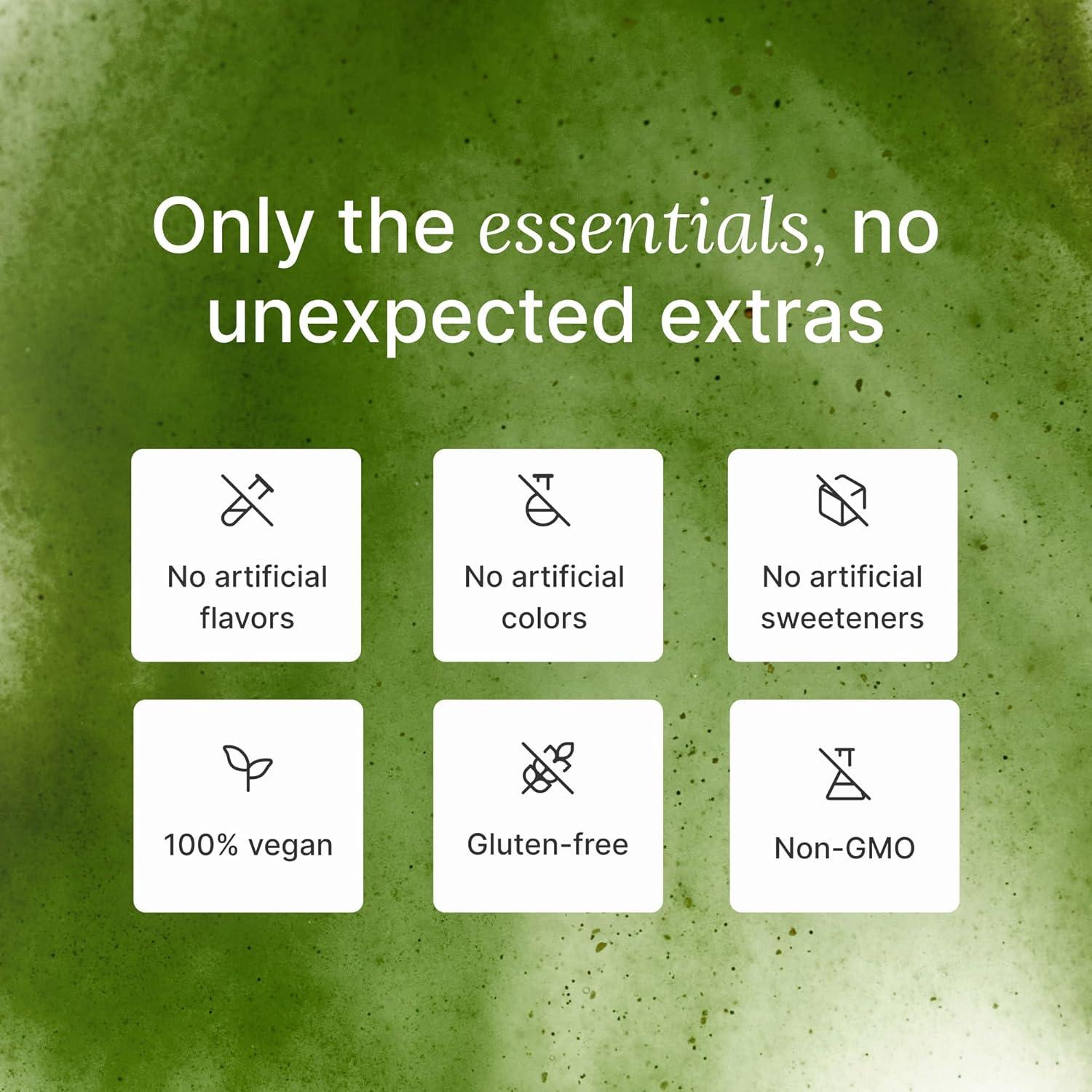 imageHuel Daily Greens Bundle Single Serve Lemon and Ginger Bottle Superfood Greens Powder 91 Vitamins Minerals and WholefoodSourced Ingredients 12 Servings Lockable Lid to Avoid Spills